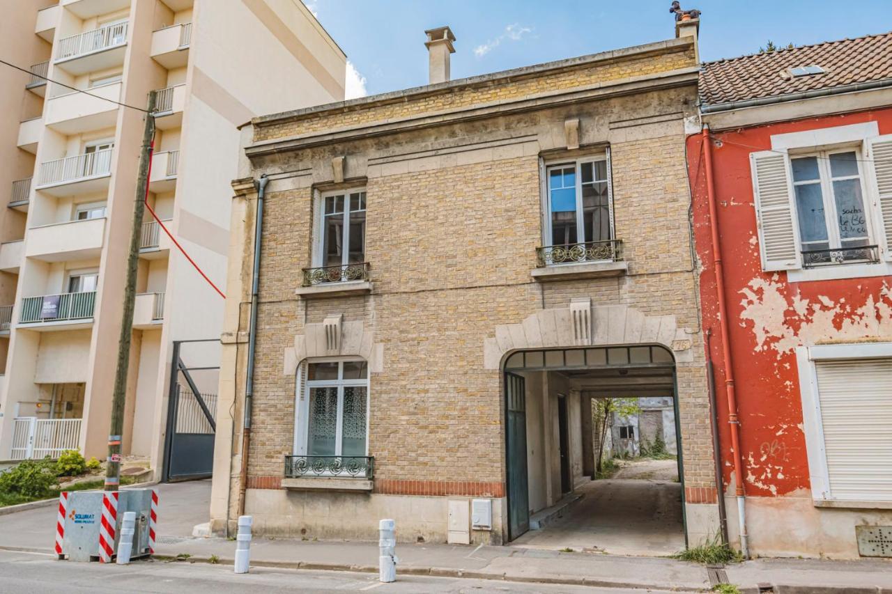 Moulins - Maison Cosy Au Coeur De Reims Exterior photo